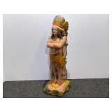 Native American chalk wear sculpture, see pictures or details.