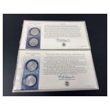 Maine and Michigan Quarter Dollar Historic Coin Cover Set