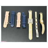 Lot of Assorted Wristwatches and Straps