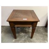 Vintage wooden side table, surface does have wear, see pictures for details.