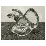 Bald eagle figurine, believed to be crystal, see pictures for details.