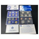 2000 United States Mint Proof and Uncirculated Coin Sets