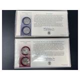 2004 United States Mint Texas and Iowa Quarter Dollar Collection