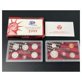 1999 United States Mint Silver Proof Set