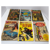 Assorted Comics Including DC Girls' Romances, Hercules, The Incredible Hulk, Teen Titans, Hot Rods, and Six Million Dollar Man