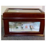 Vintage Mr. Christmas animated musical display, does work, needs cord, see pictures for details.