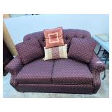 Lancer loveseat, comes with accent pillows, see pictures for details.