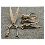 Lot of Saw Set Tools and Shears