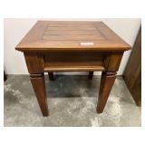 Vintage wooden side table, surface does have wear, see pictures for details.