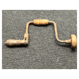 Metal and Wood Hand Drill Brace