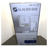 Glacier Bay wall cabinet, comes in original box, see pictures for details.