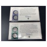 2002-2003 United States Mint Louisiana and Alabama Quarter Dollar Sets