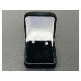 Sterling Silver 1ctw Tanzanite Round Earrings