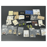 Assorted Earrings Collection with Various Designs and Brands