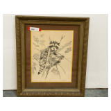Vanda A. Heston 'Stranded' Raccoon Print 151/925