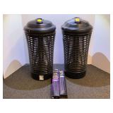 Bug zapper’s, comes with extra bulbs, set of two, working condition unknown, see pictures for details.