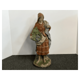 Tall, vintage ceramic figurine, see pictures for details.