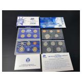 2000 United States Mint Proof and Uncirculated Coin Sets