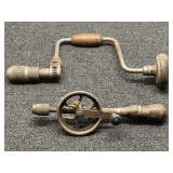 Hand Crank Drill and Brace Tool Set