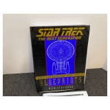 “Star Trek, The Next Generation”, USS Enterprise blueprints, comes in original box, see pictures for details.