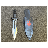 Star Trek “Klingon” knife, with sheath, see pictures for details.