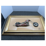 Custom, 3-D chopper art, this piece is signed, see pictures for details.