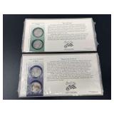2007 US Mint Washington and Idaho State Quarter Dollar Sets