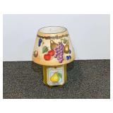 Candle lamp with fruit motif, see pictures or details.
