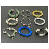 Group of Assorted Bracelets