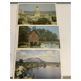 6 VINTAGE LAMINATED GEORGIA PLACEMATS 11X16