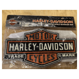 NEW HARLEY DAVIDSON BAR & SHIELD BEVERAGE MAT 14" LONG X 8" TALL