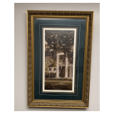 BEAUTIFULLY FRAMED/MATTED "COLUMN" 20X30