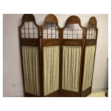 VINTAGE 4 PANEL ROOM DIVIDER (EACH PANEL 18" WIDE X 72" TALL)