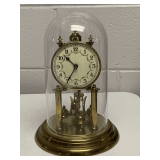 VINTAGE MADE IN GERMANY ANNIVERSARY CLOCK 11 1/2" TALL X 7" WIDE