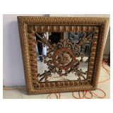 BEAUTIFUL MIRRORED METAL WALL ART 37" X 38" X 3" DEEP