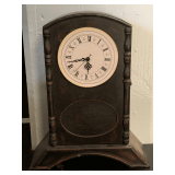 ANTIQUE OLD WOOD CLOCK CASE 16 1/2" TALL X 13" WIDE X 5 1/2" DEEP