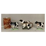 MIDWEST IMPORTS COW SHAKERS 3" TALL & CREAMER