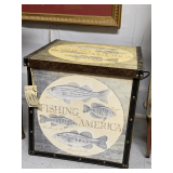 FISHING MAN STORAGE BOX 14" SQUARE X 14" TALL