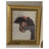 FRAMED SIGNED GLAMOUR PRINT 22X27