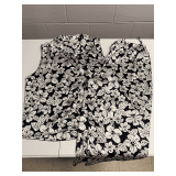 PAIR OF BLACK/WHITE SIZE EXTRA LARGE POLYESTER PJ