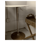 ROUND ADJUSTABLE BAR TOP TABLE 24" ROUND X 36" TALL