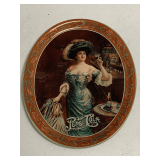 METAL OVAL PEPSI COLA TRAY 10X13