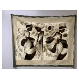 ORIGINAL HAND PAINTED CANVAS OF NATIVE HAITIAN LADIES DONE IN THE DOMINICAN REPUBLIC SIGNED BY ARTIST 40X30