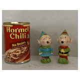 VINTAGE PIXIE ELF SHAKERS 3 1/2" TALL