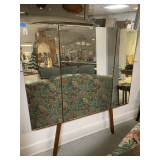 TRI-FOLD 3 PANEL BEVELED GLASS MIRROR 53" TALL X 48" WIDE