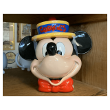 WALT DISNEY MICKEY MOUSE COOKIE JAR 11" TALL X 12" WIDE