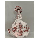 VINTAGE LEFTON SOUTHERN BELLE PLANTER/FIGURINE 8 1/2" TALL