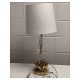 NEW "ROSE" BRASS ACCENT LAMP LUMIERE BY REGINA ANDREW 24" TALL