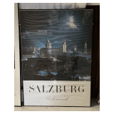 SALZBURG, AUSTRIA FRAMED POSTER 23 1/2" X 33 1/4"