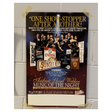 VINTAGE LOBBY POSTER ANDREW LLOYD WEBBER "MUSIC OF THE NIGHT" 14X21